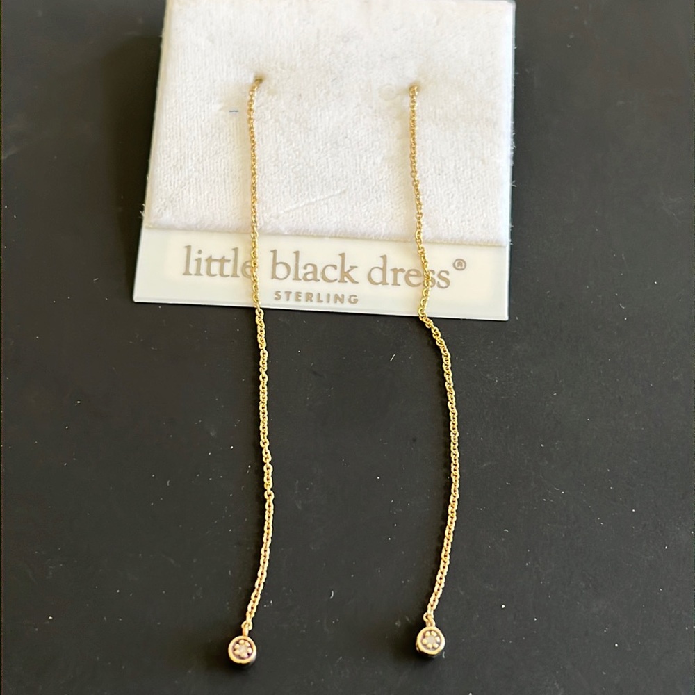 *NWT* Little Black Dress Diamond Droplets